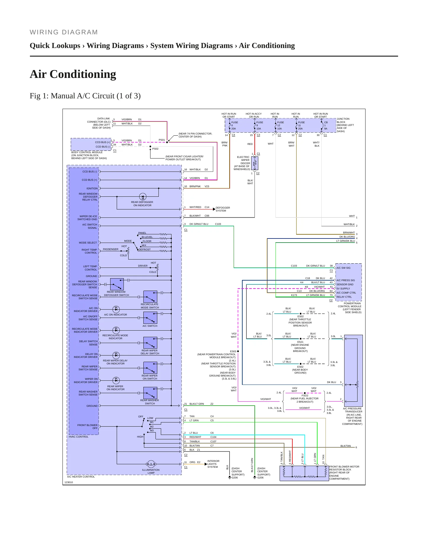 2000 Dodge Grand Caravan Service and Repair Manual preview page 5