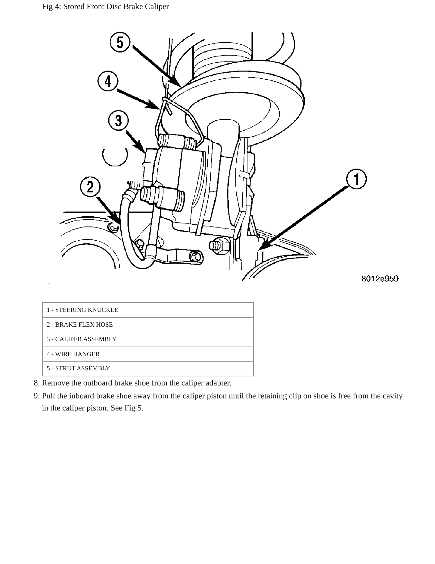 2005 Dodge Stratus Service and Repair Manual preview page 8