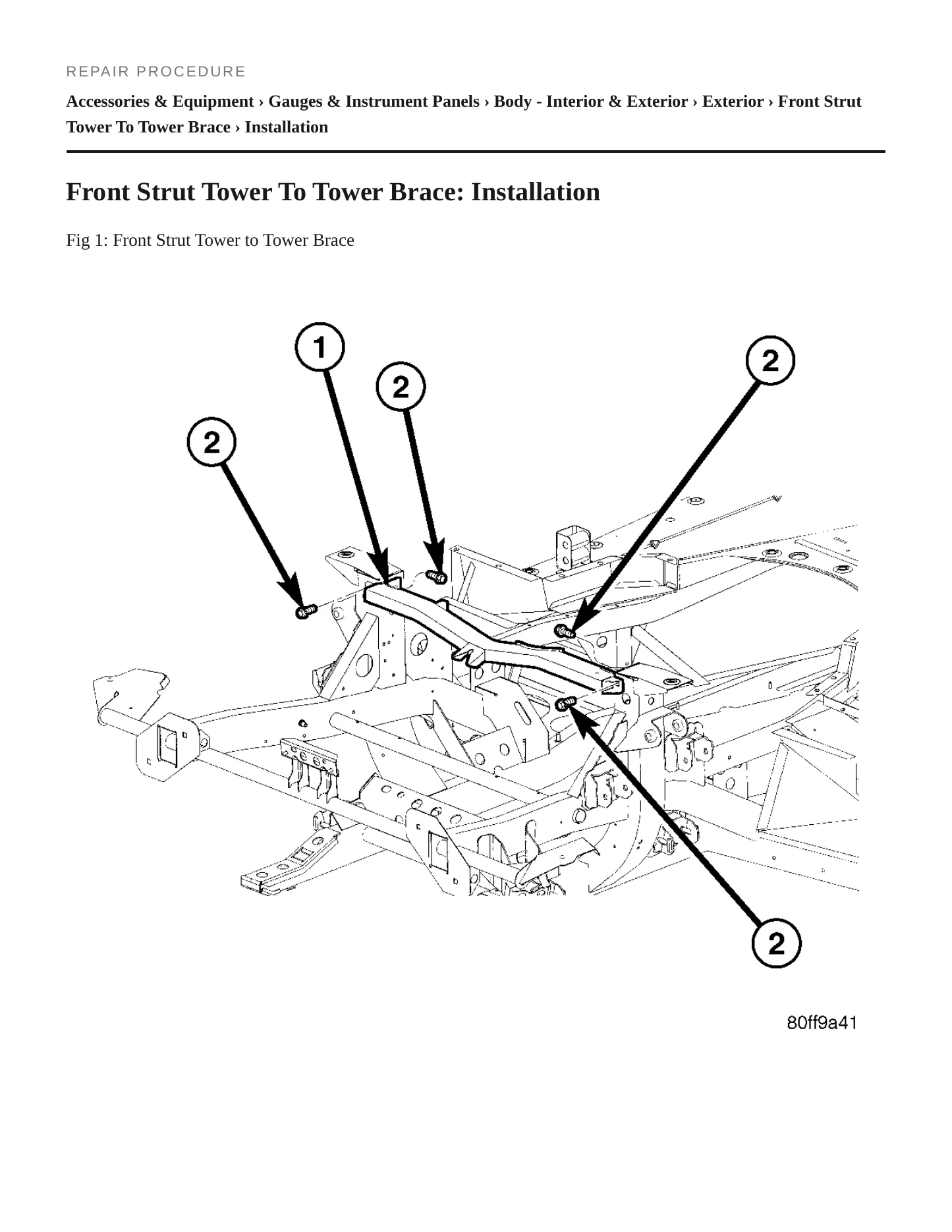 2008 Dodge Viper Service and Repair Manual preview page 4