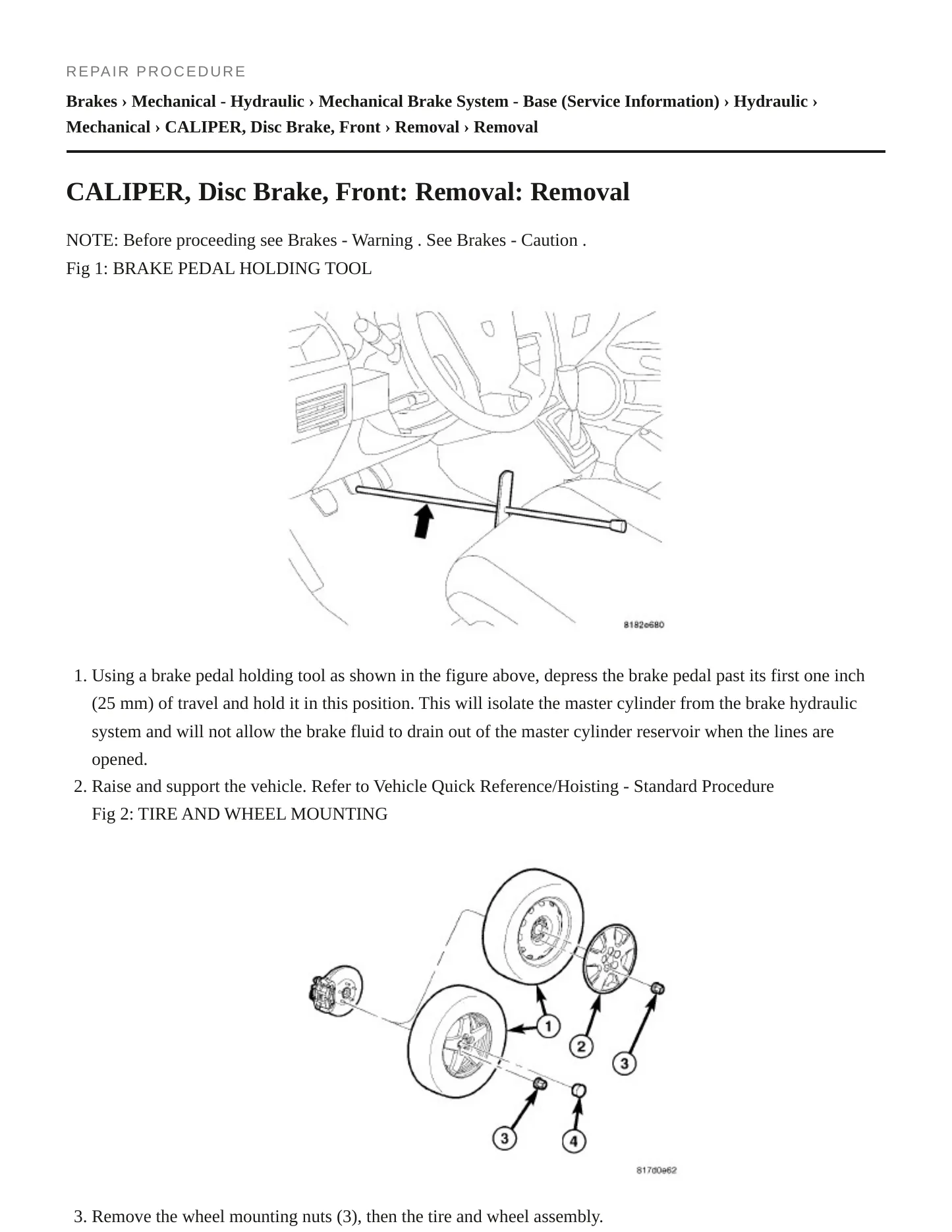 2010 Dodge Caliber Service and Repair Manual preview page 5