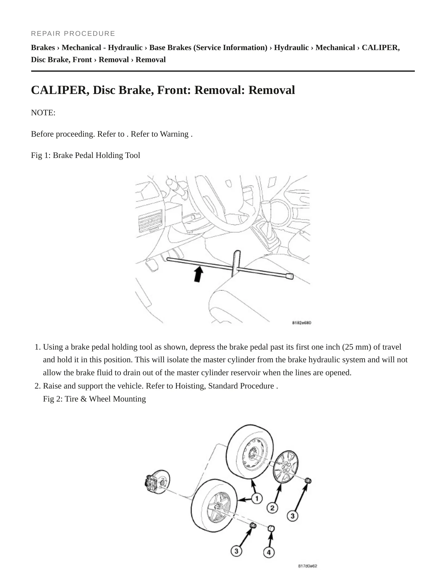 2011 Dodge Caliber Service and Repair Manual preview page 5