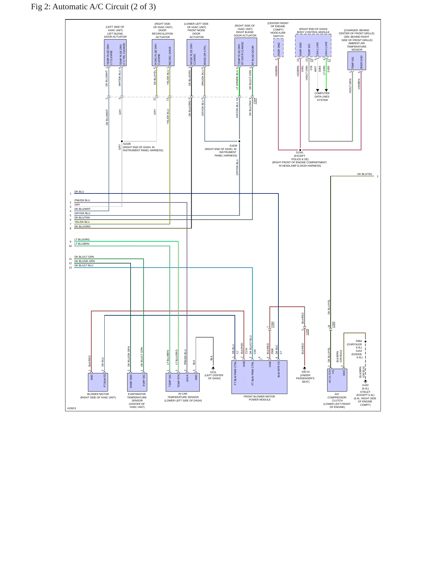 2013 Dodge Charger Service and Repair Manual preview page 9