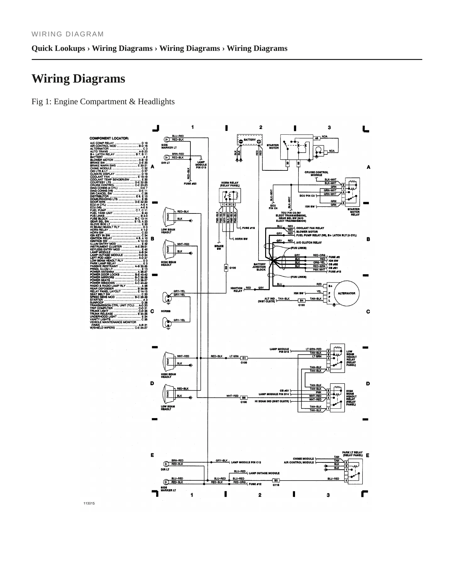 1988 Eagle Premier Service and Repair Manual preview page 4