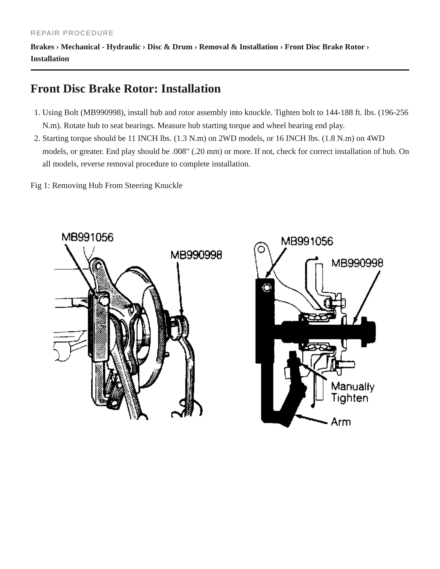 1989 Eagle Summit Service and Repair Manual preview page 3