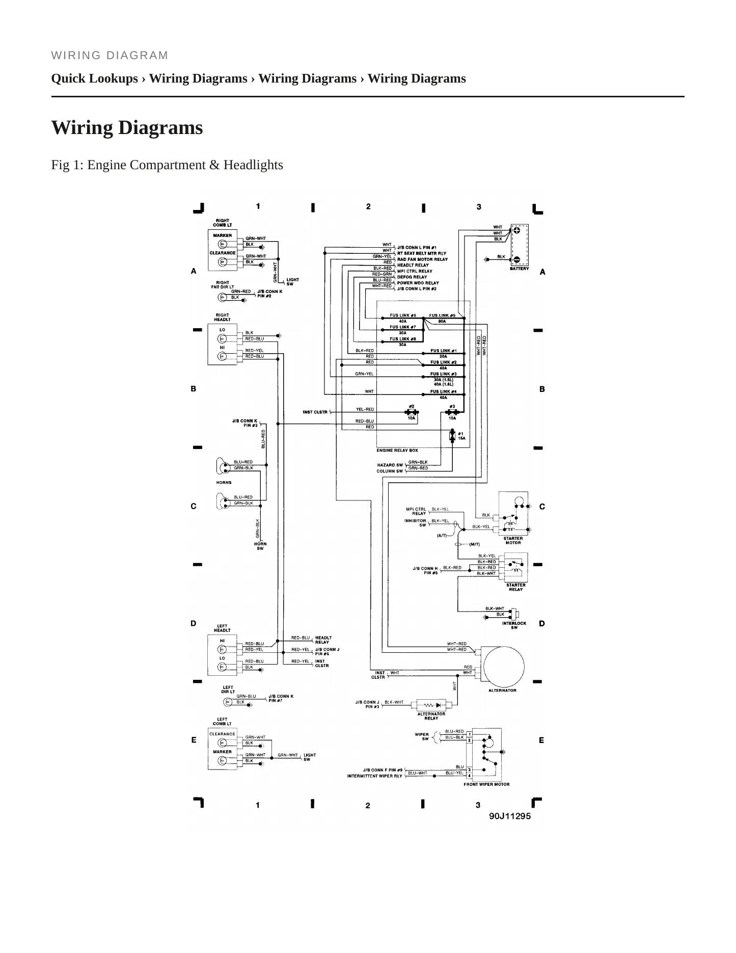 1989 Eagle Summit Service and Repair Manual preview page 4