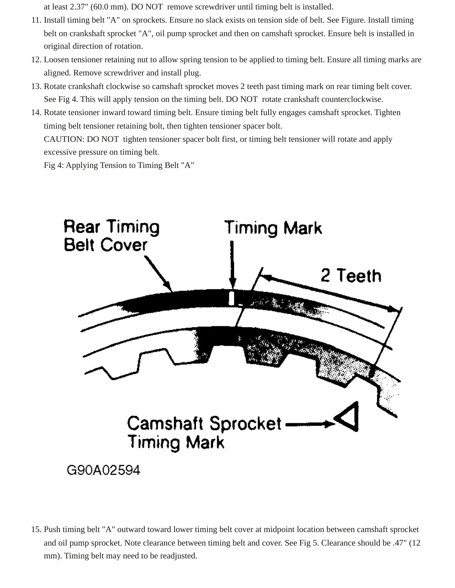 1993 Eagle Talon Service and Repair Manual preview page 6