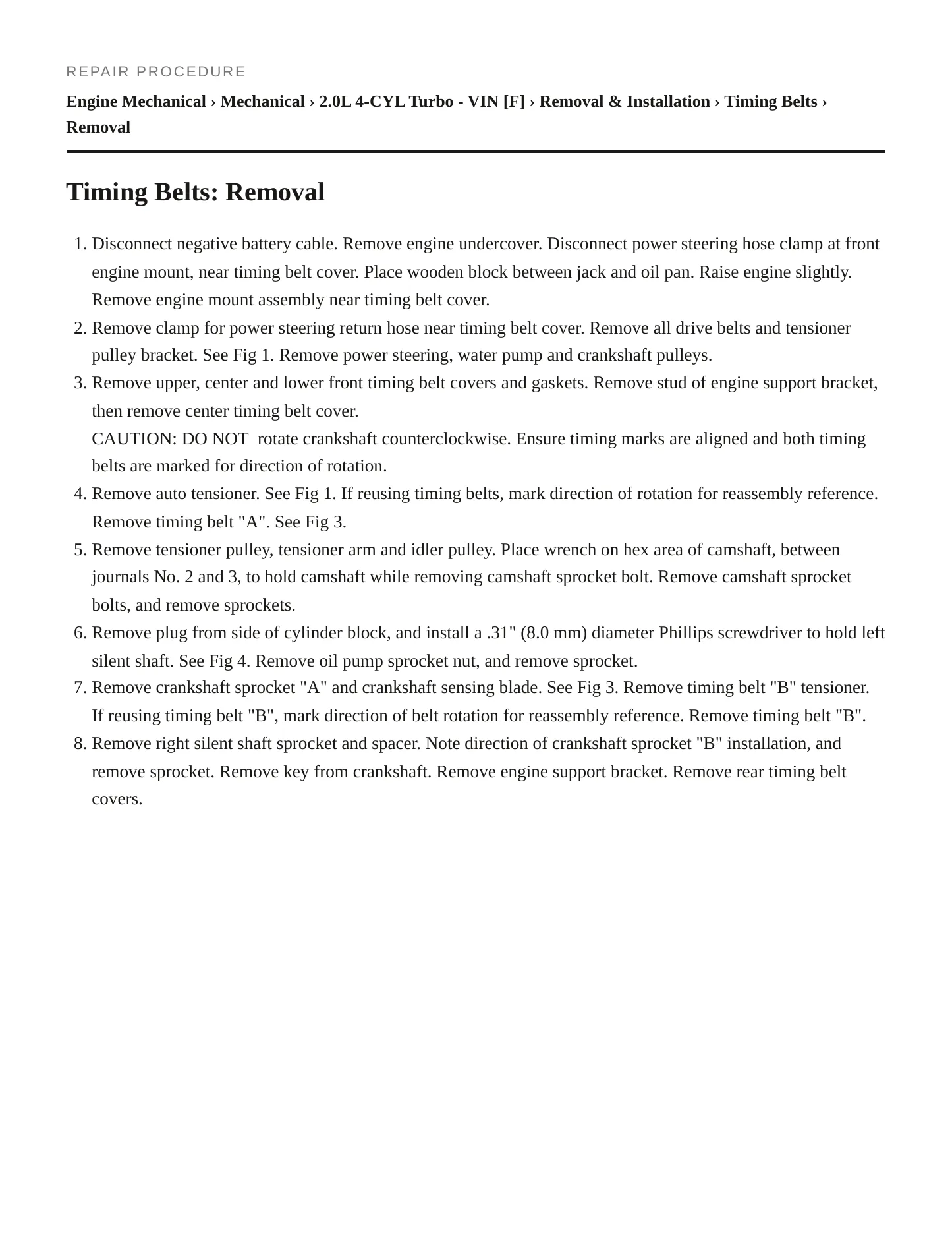 1995 Eagle Talon Service and Repair Manual preview page 7