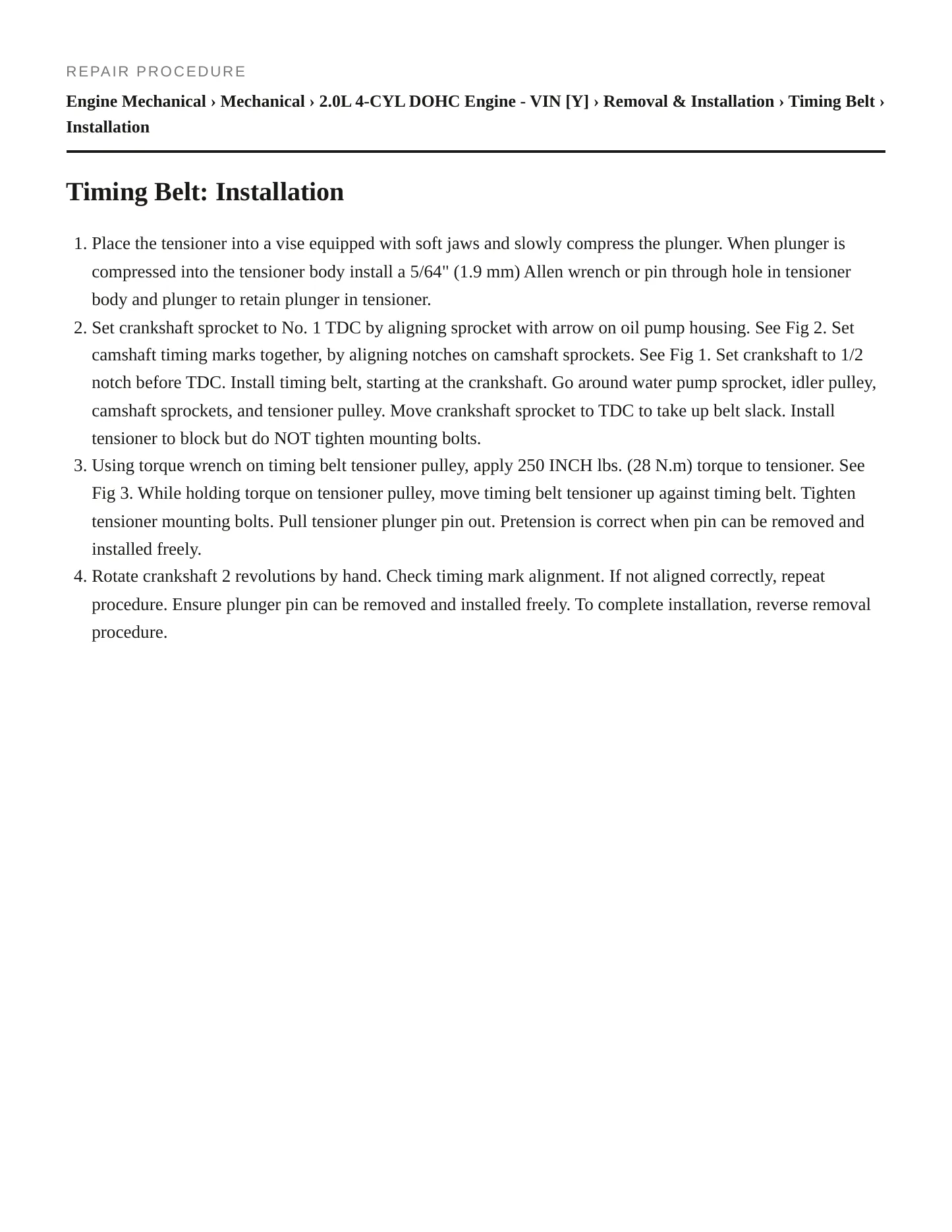 1997 Eagle Talon Service and Repair Manual preview page 5