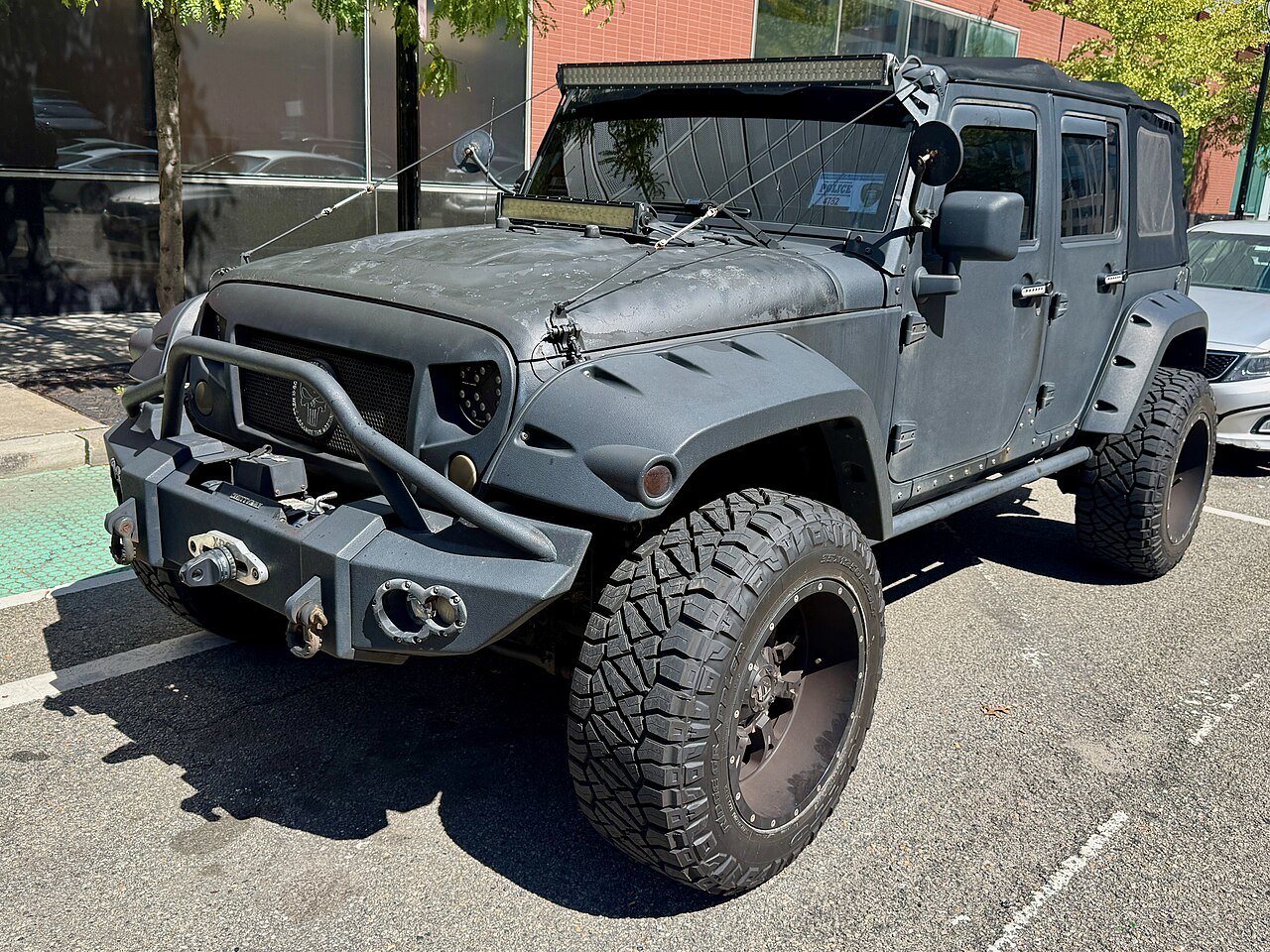 JK-generation Jeep Wrangler Unlimited four-door