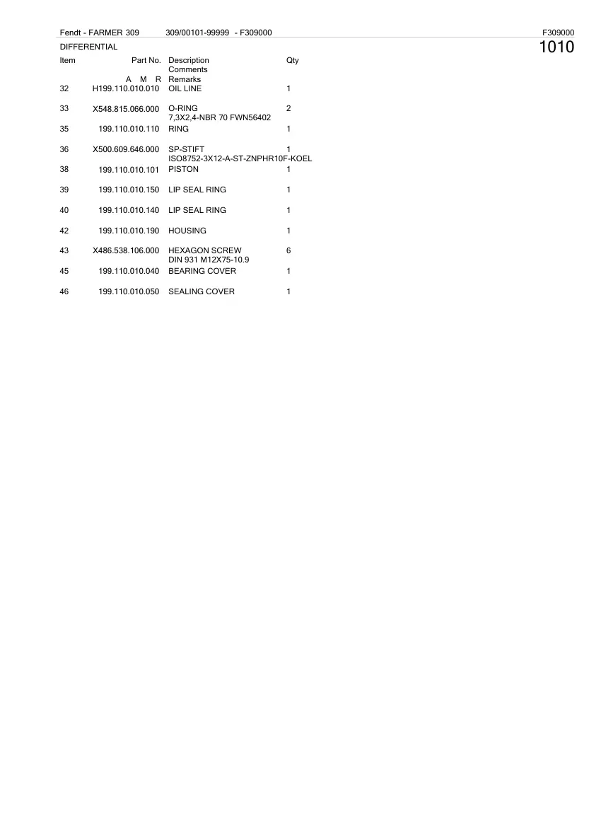 Fendt Farmer 309 Tractor Service & Repair Manual preview page 5