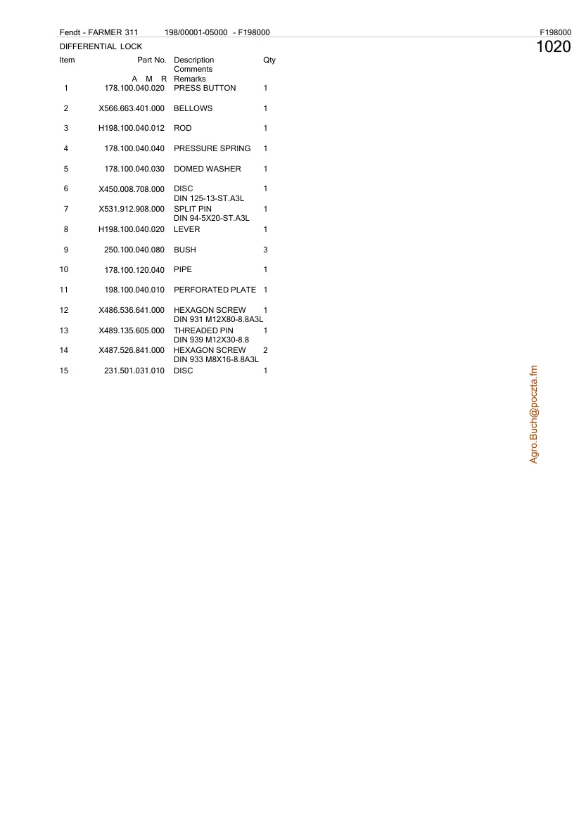 Fendt Farmer 311 Lsa Tractor Service & Repair Manual preview page 6