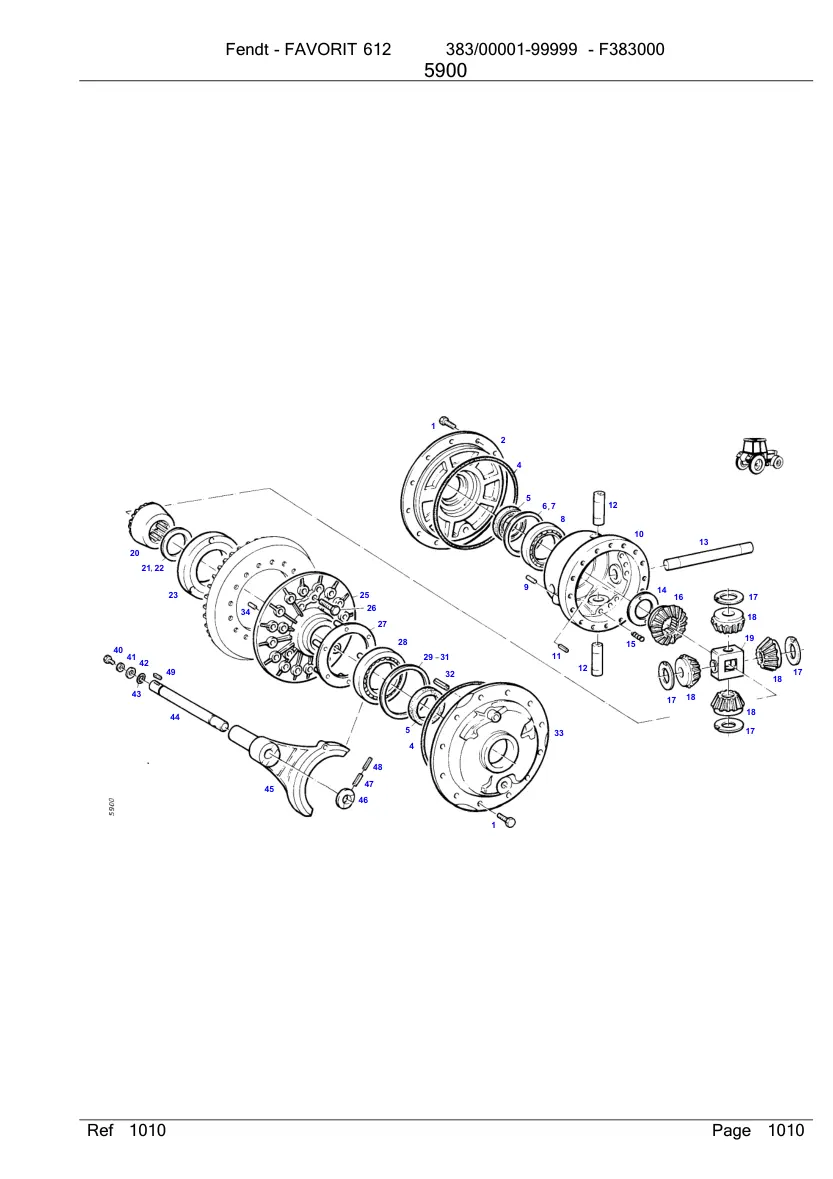 Fendt Favorit 612 LSA Catalog Tractor Parts Manual preview page 2