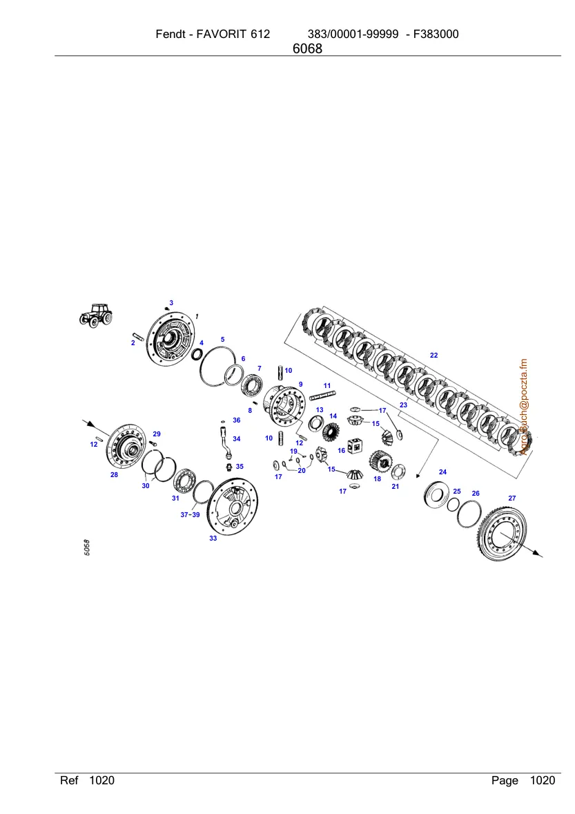 Fendt Favorit 612 LSA Catalog Tractor Parts Manual preview page 6