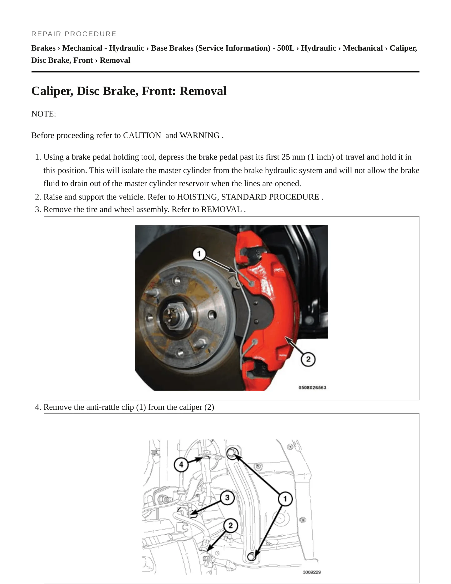 2017 Fiat 500L Service and Repair Manual preview page 5
