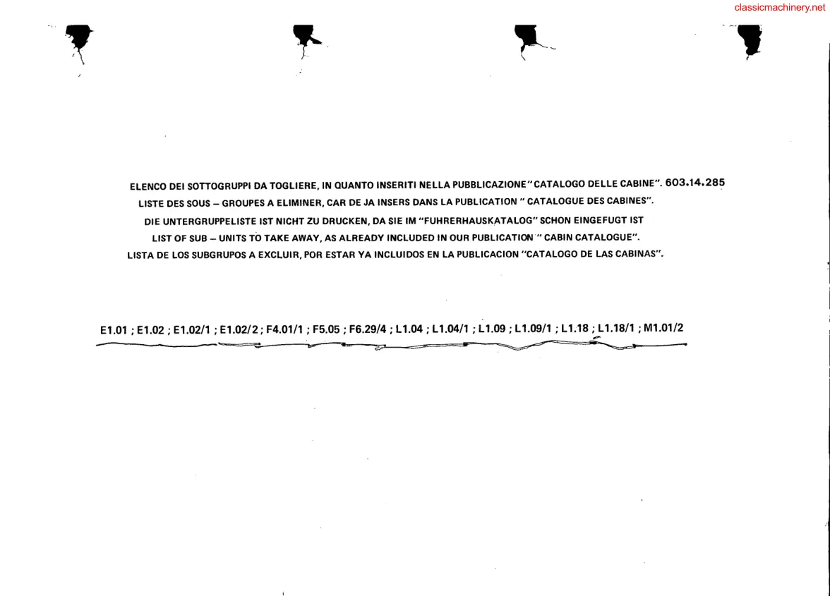 Fiat 1180 & 1180D Tractor Parts Manual preview page 3