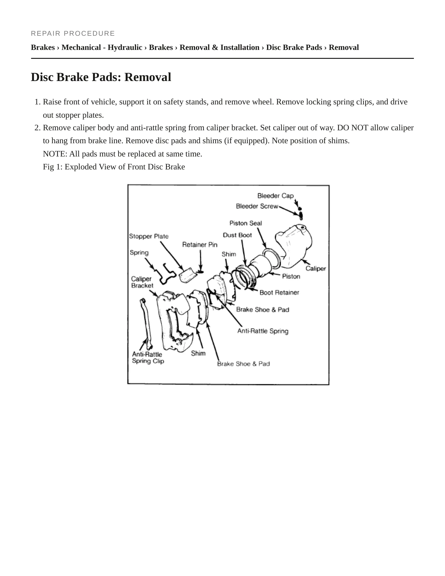 1982 Ford Courier service manual page 3