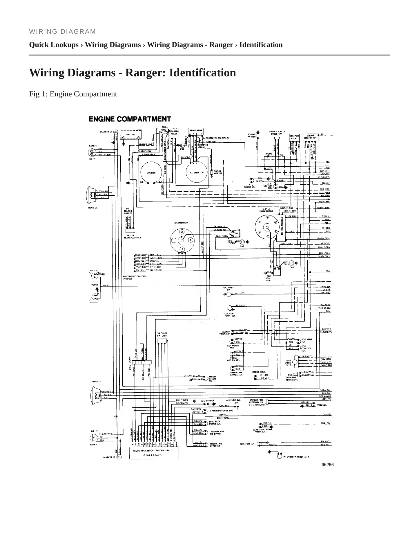 1983 Ford Ranger Service and Repair Manual preview page 4