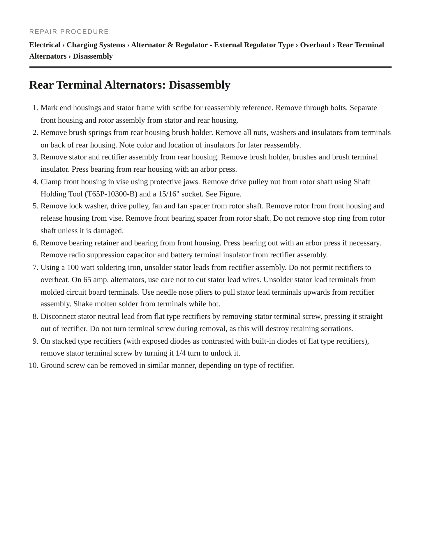 1983 Ford Thunderbird service manual page 3