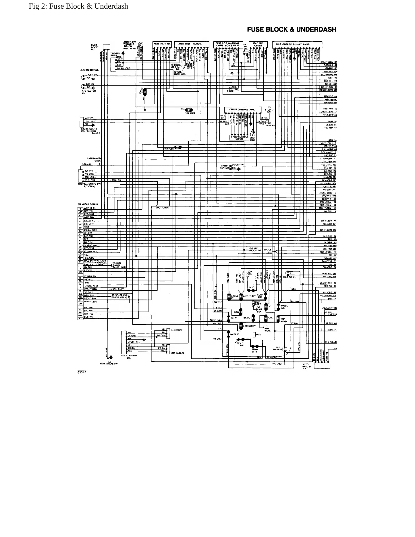 1983 Ford Thunderbird service manual page 6