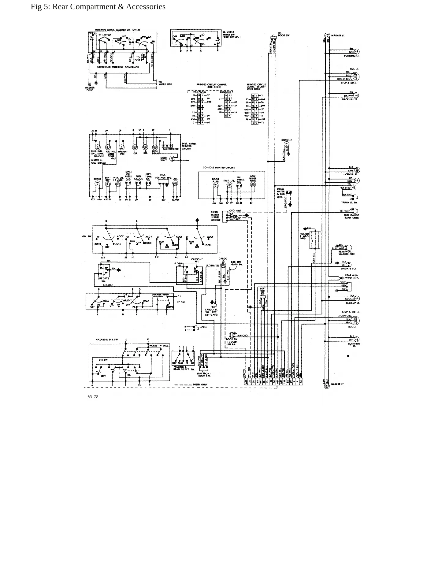 1984 Ford EXP Service and Repair Manual preview page 9