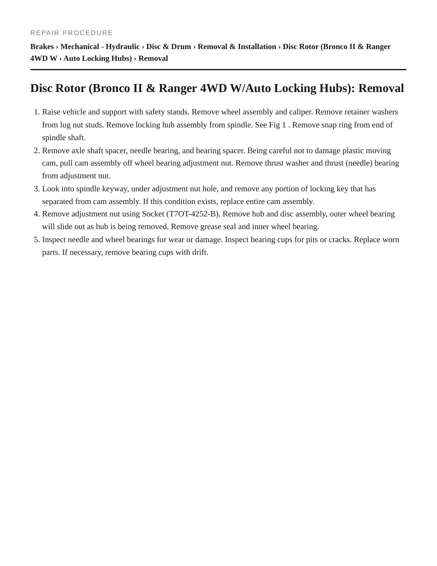 1985 Ford B-150 service manual page 3