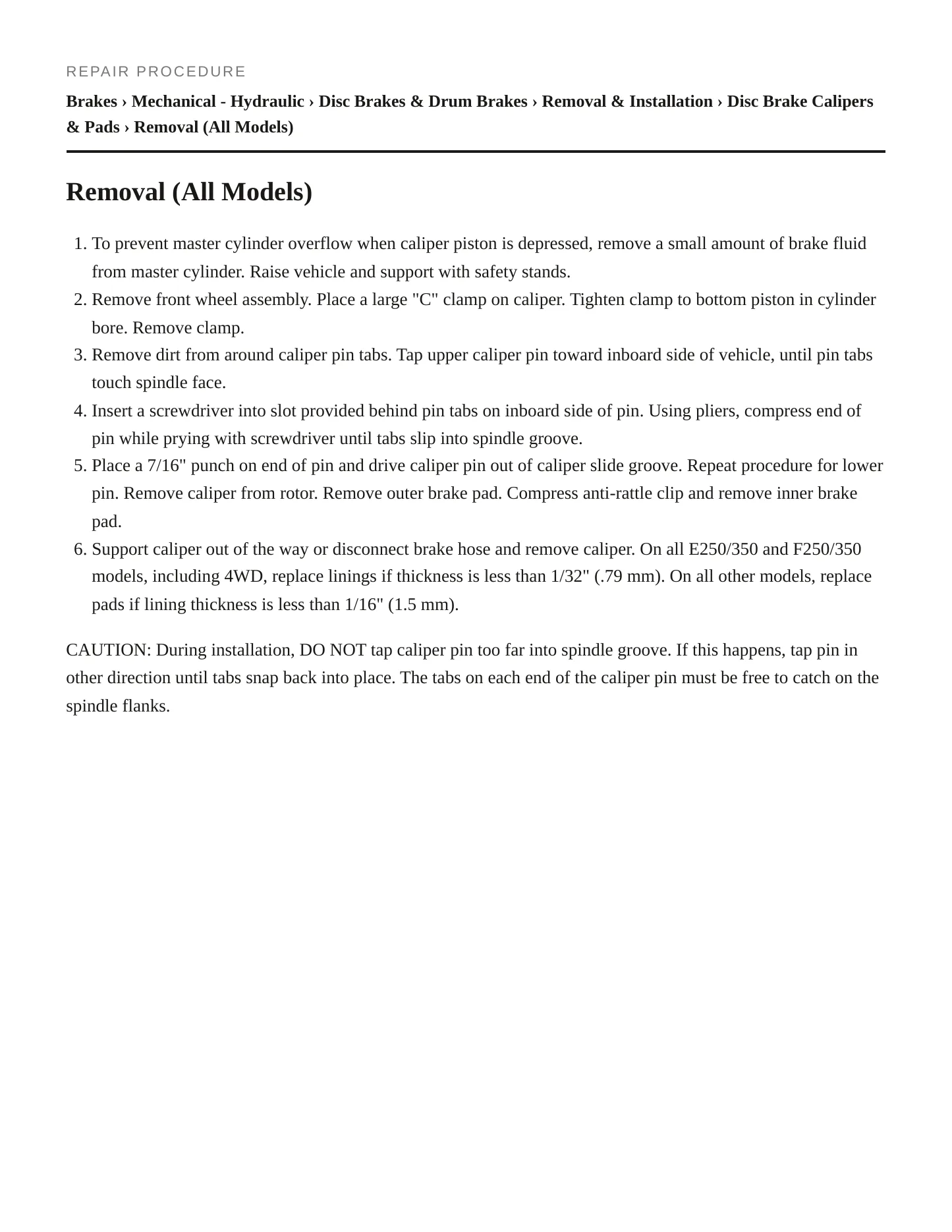 1989 Ford F-150 Service and Repair Manual preview page 4