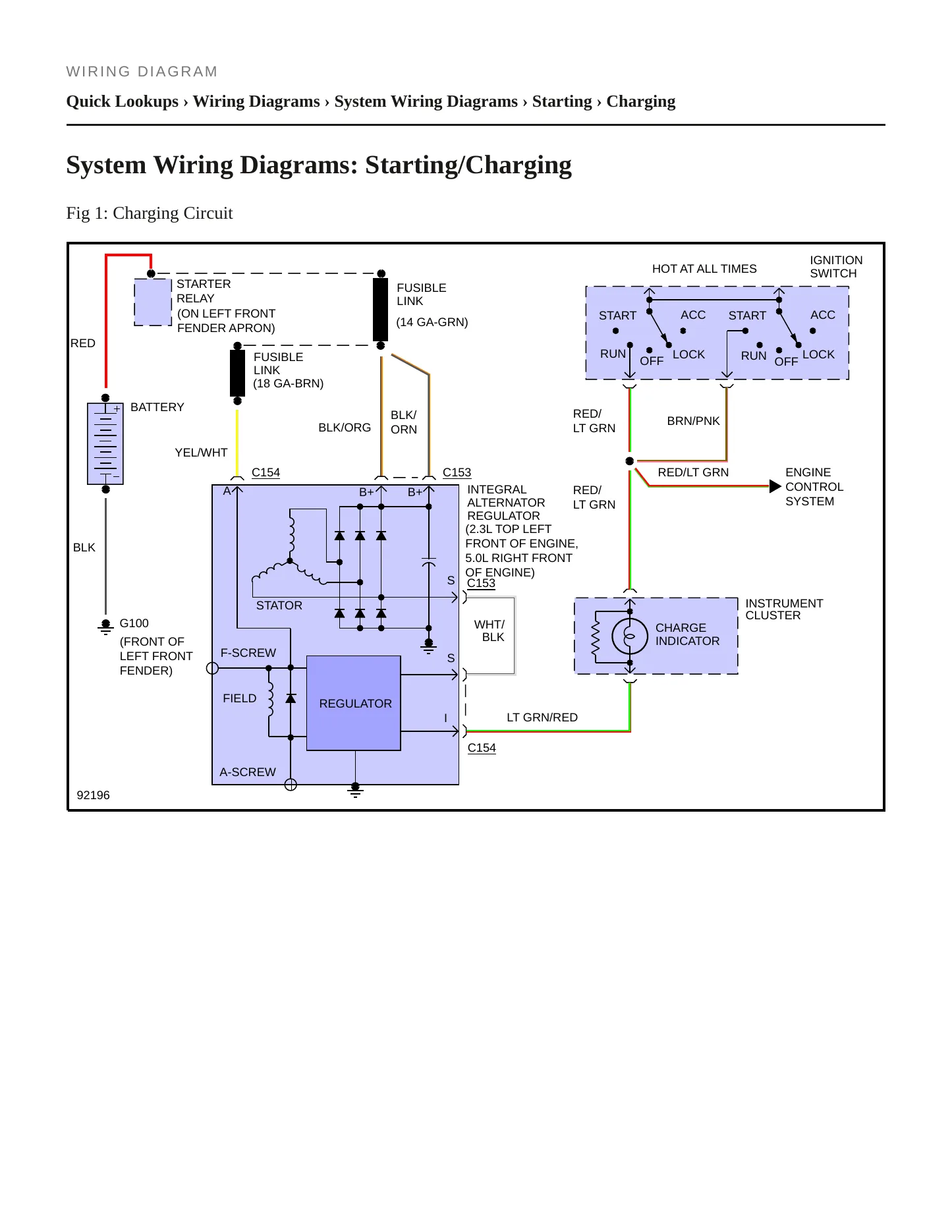 1990 Ford Mustang Service and Repair Manual preview page 8