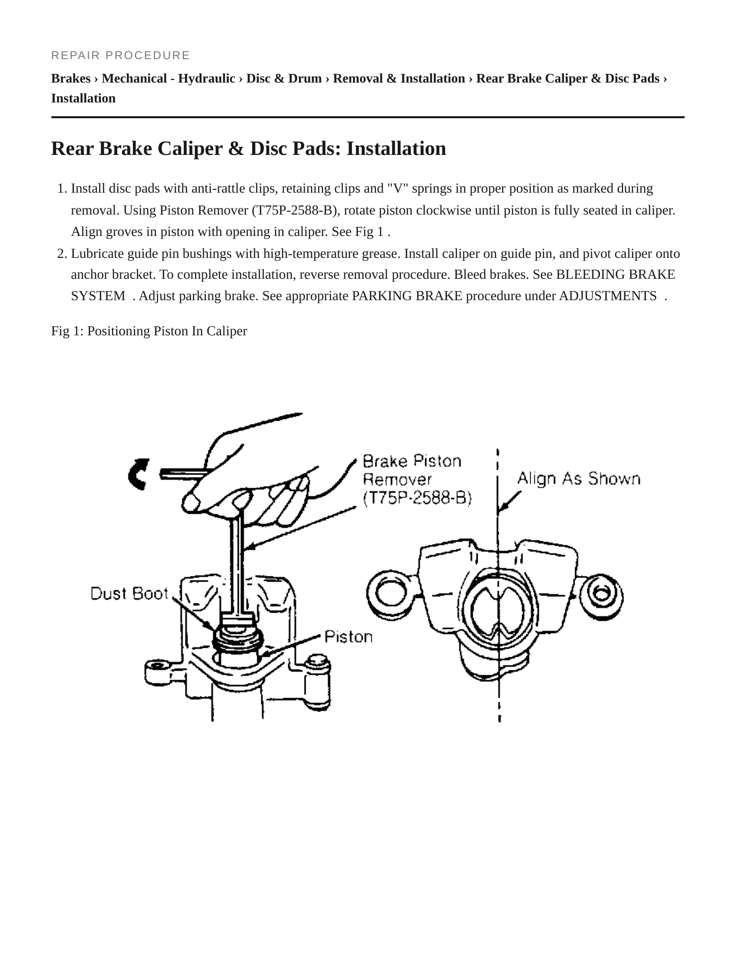 1991 Ford Probe Service and Repair Manual preview page 3