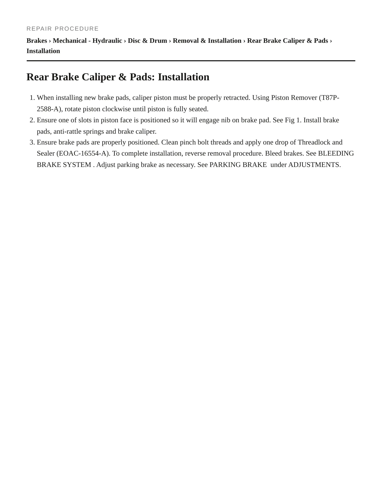 1992 Ford Taurus service manual page 3