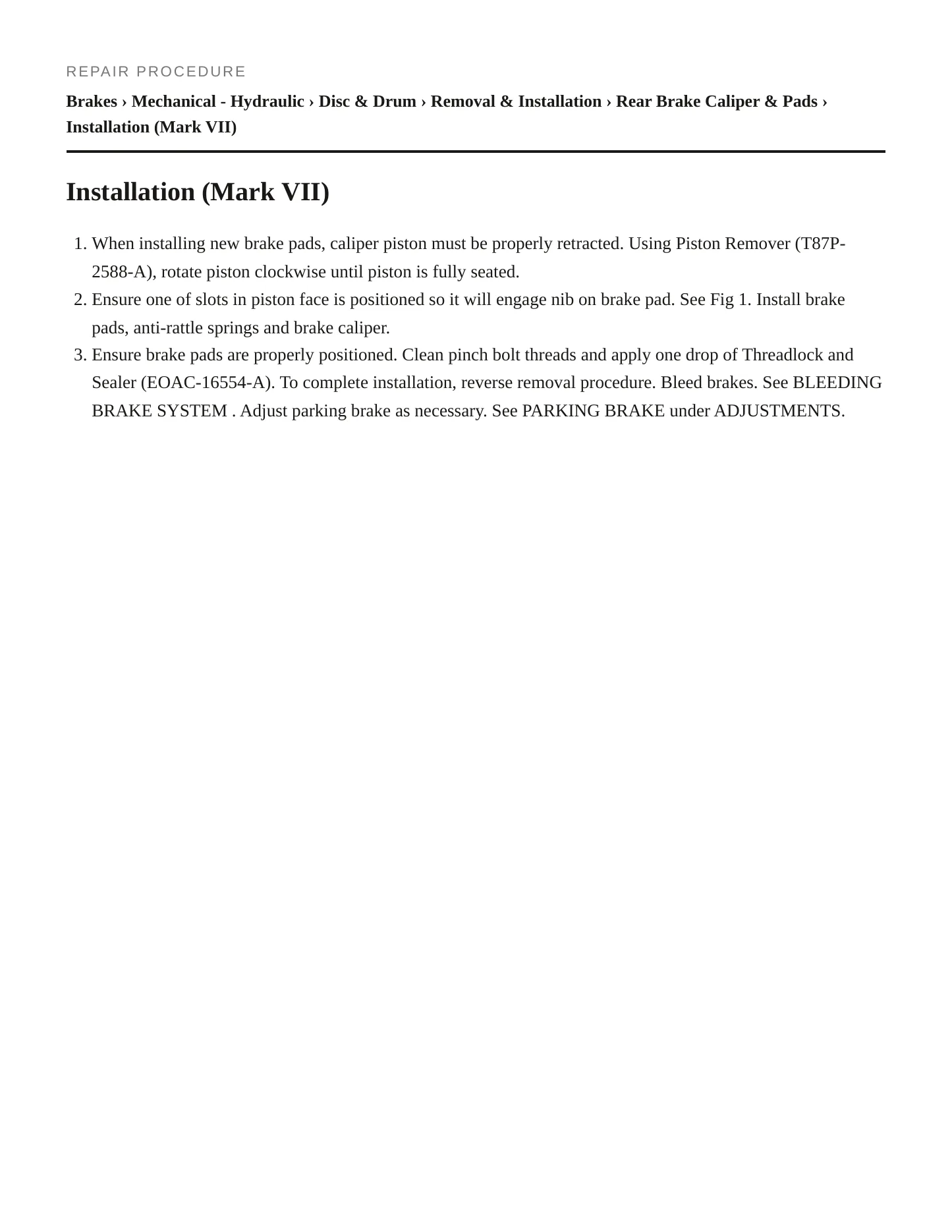 1992 Ford Thunderbird service manual page 3