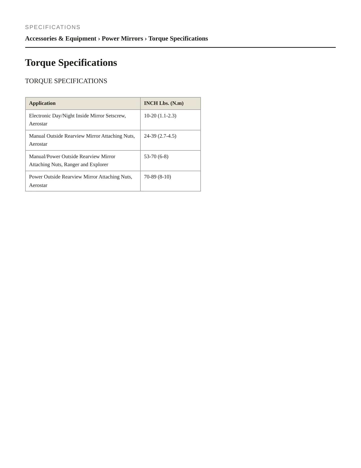 1993 Ford Aerostar service manual page 2