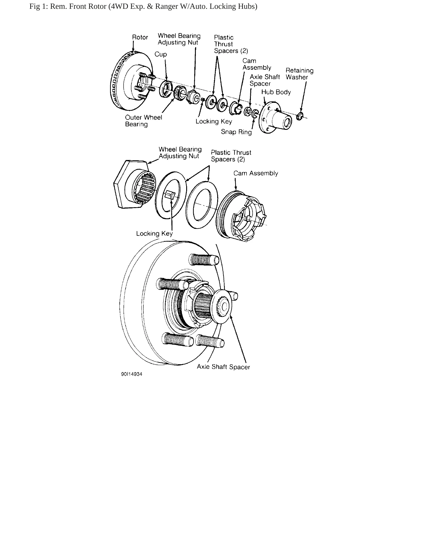 1993 Ford Aerostar service manual page 4