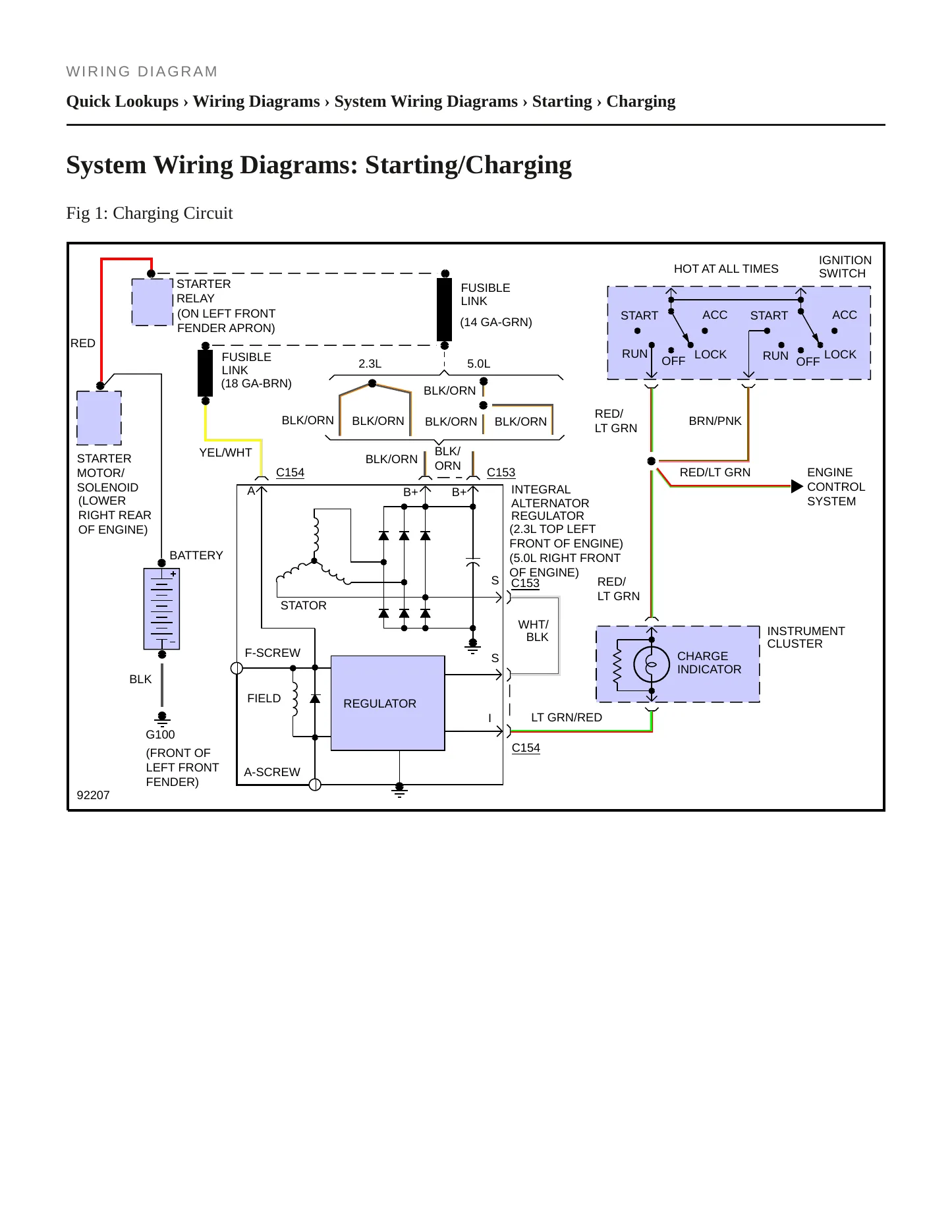 1993 Ford Mustang Service and Repair Manual preview page 5