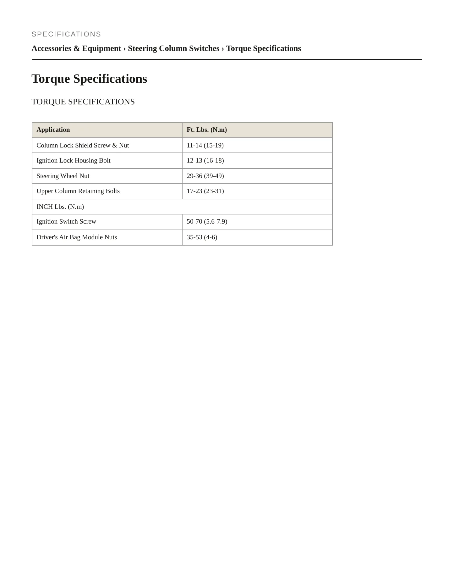 1994 Ford Aspire service manual page 2