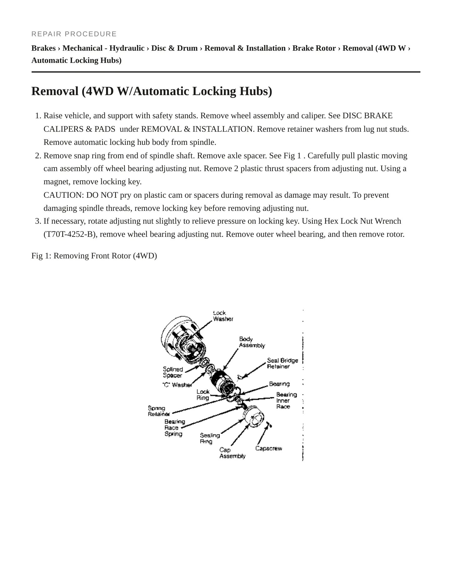 1994 Ford Bronco Service and Repair Manual preview page 3