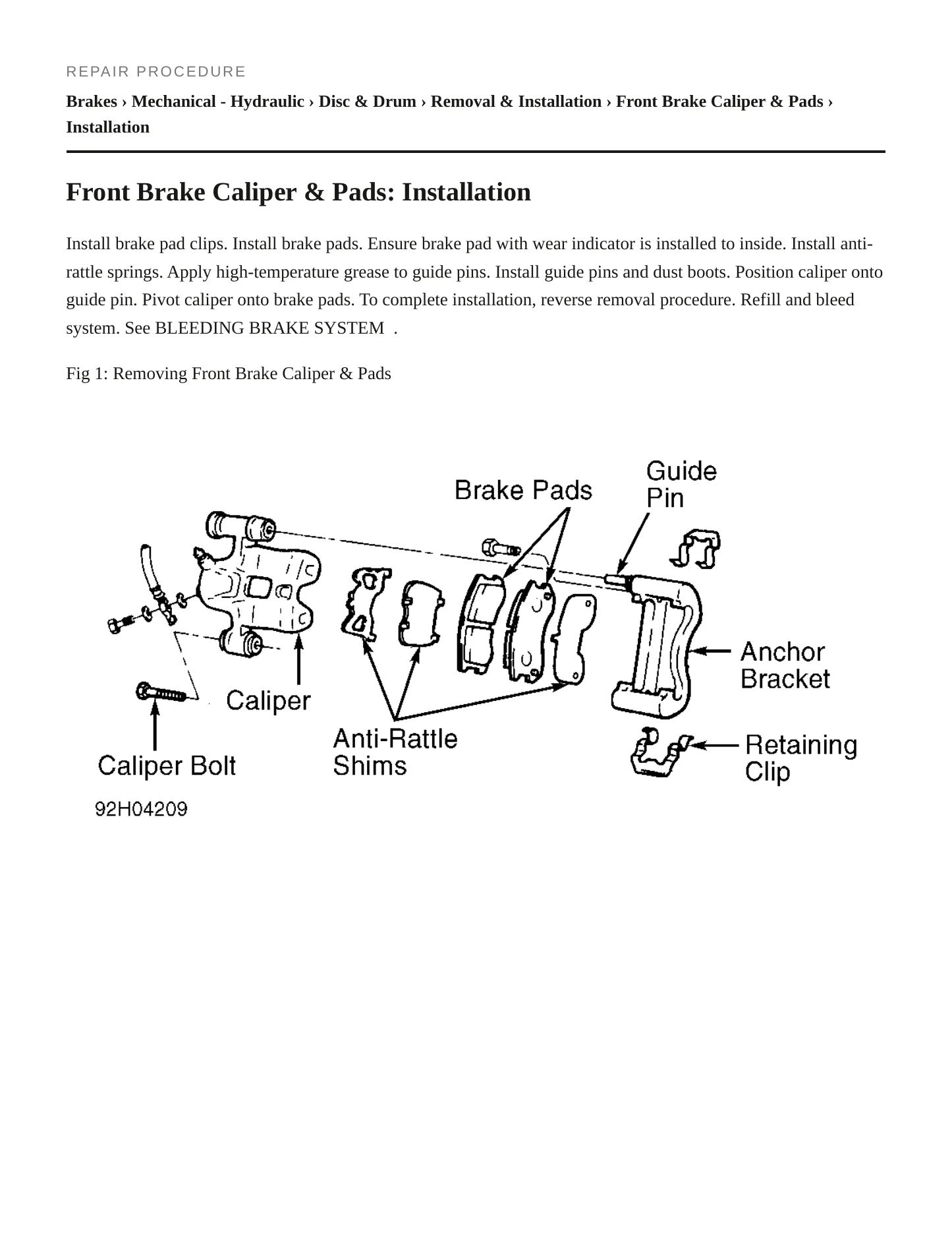 1994 Ford Probe Service and Repair Manual preview page 3