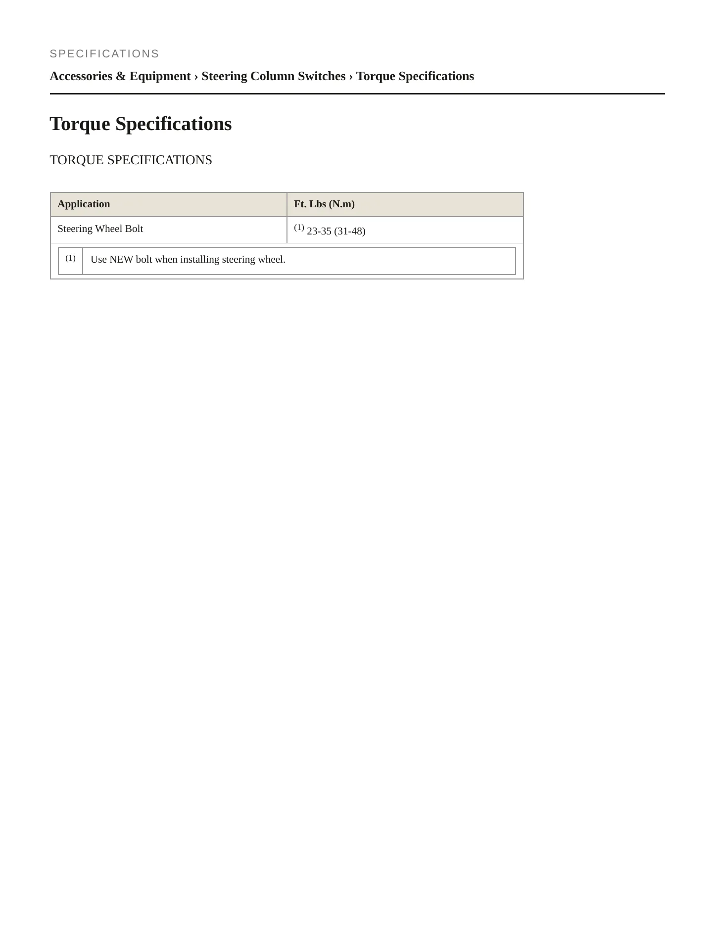 1994 Ford Thunderbird service manual page 2