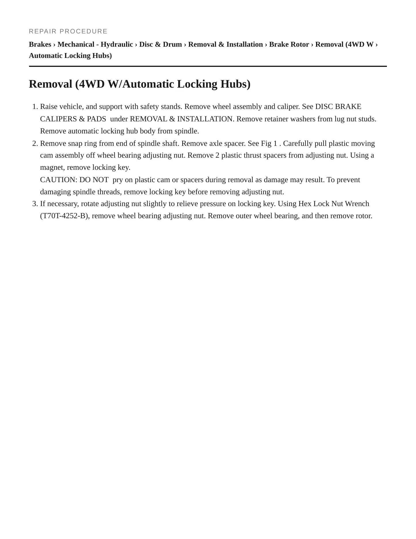 1995 Ford Explorer Service and Repair Manual preview page 5