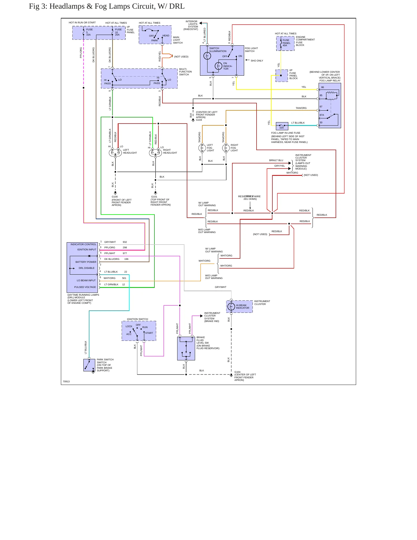 1995 Ford Taurus Service and Repair Manual preview page 9