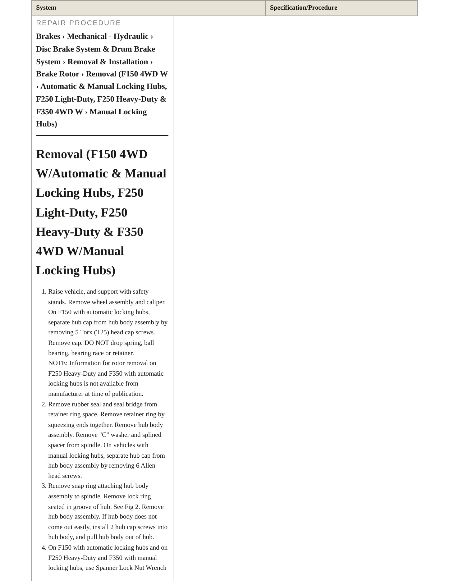 1997 Ford F-150 Service and Repair Manual preview page 6