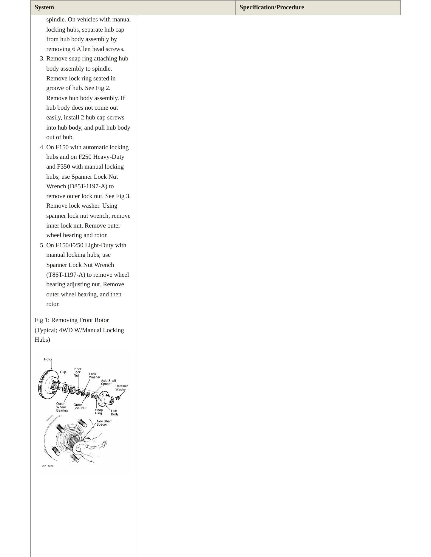 1997 Ford F-250 Service and Repair Manual preview page 7