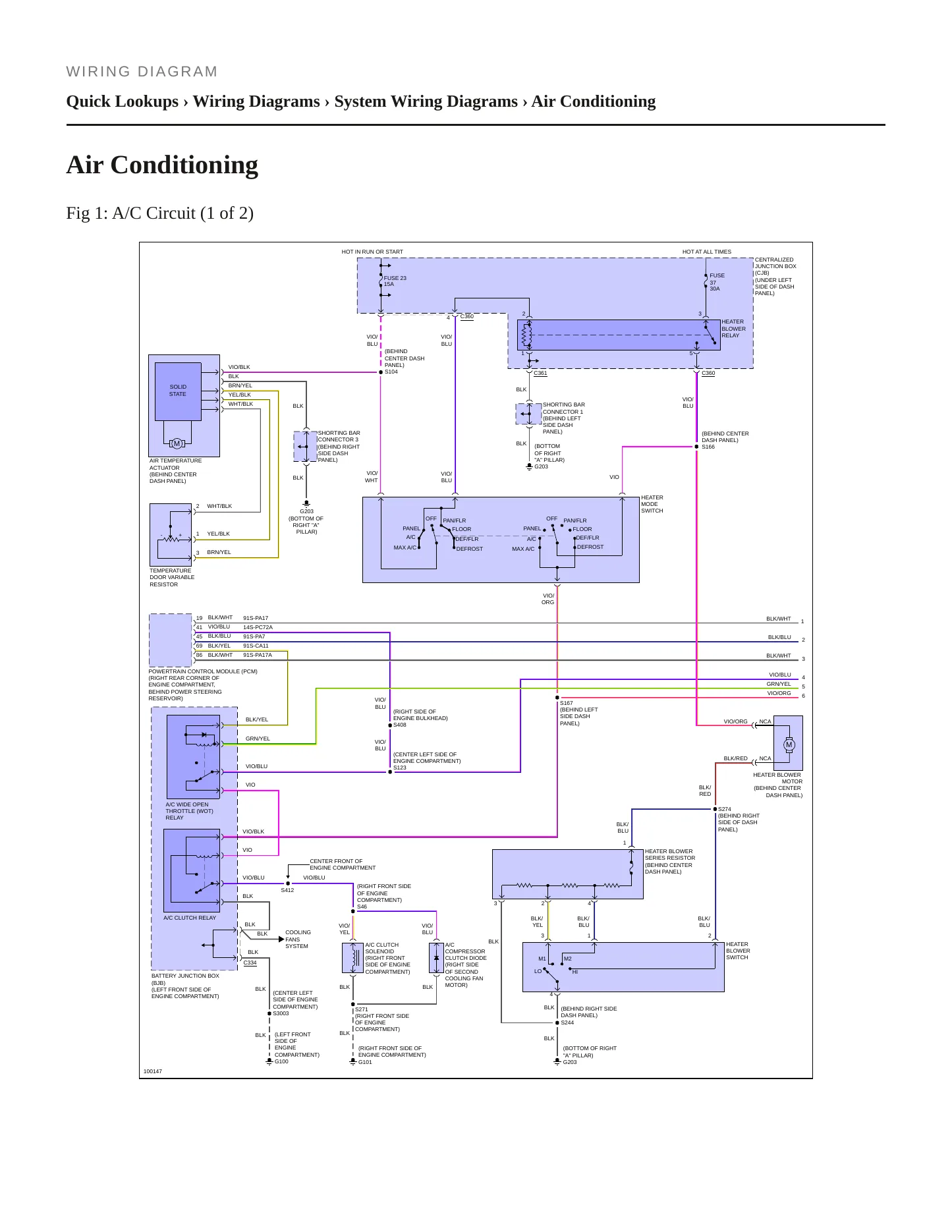 1998 Ford Contour service manual page 6