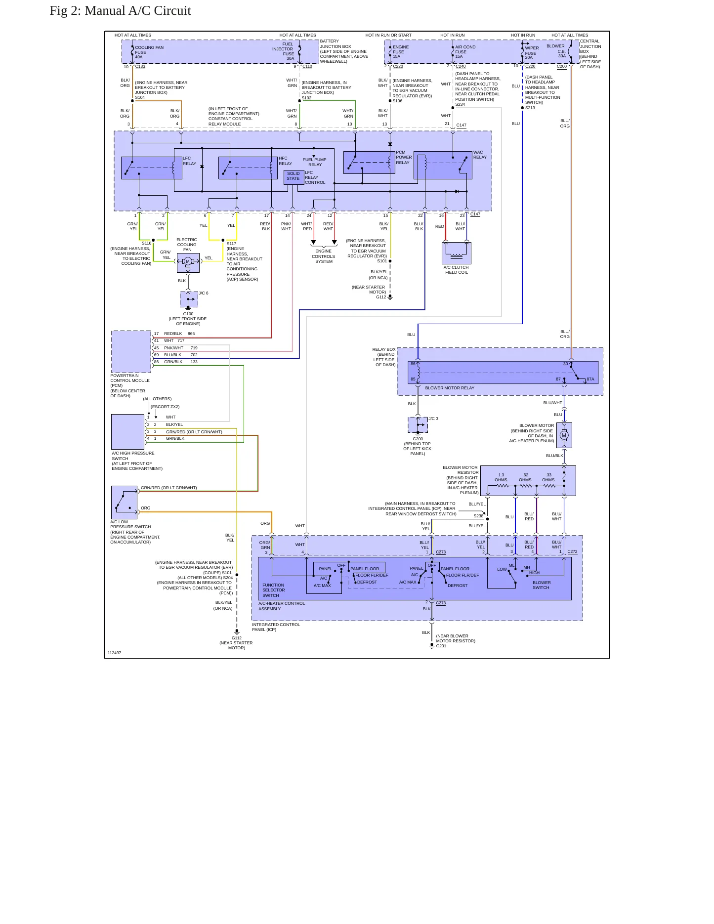 1999 Ford Escort Service and Repair Manual preview page 7