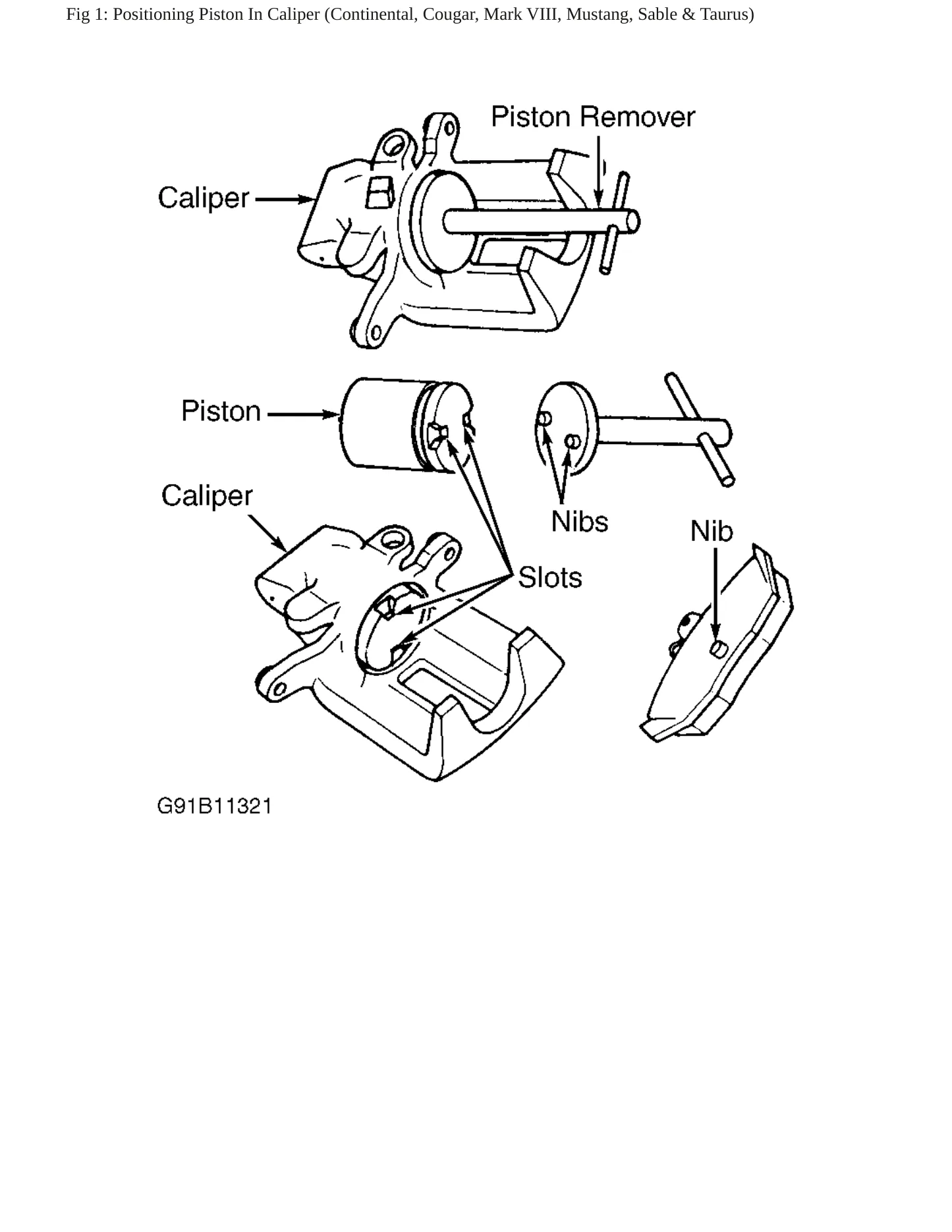 1999 Ford Taurus service manual page 6