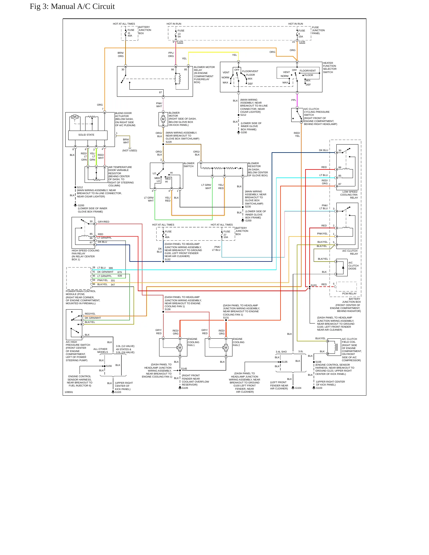 1999 Ford Taurus Service and Repair Manual preview page 9