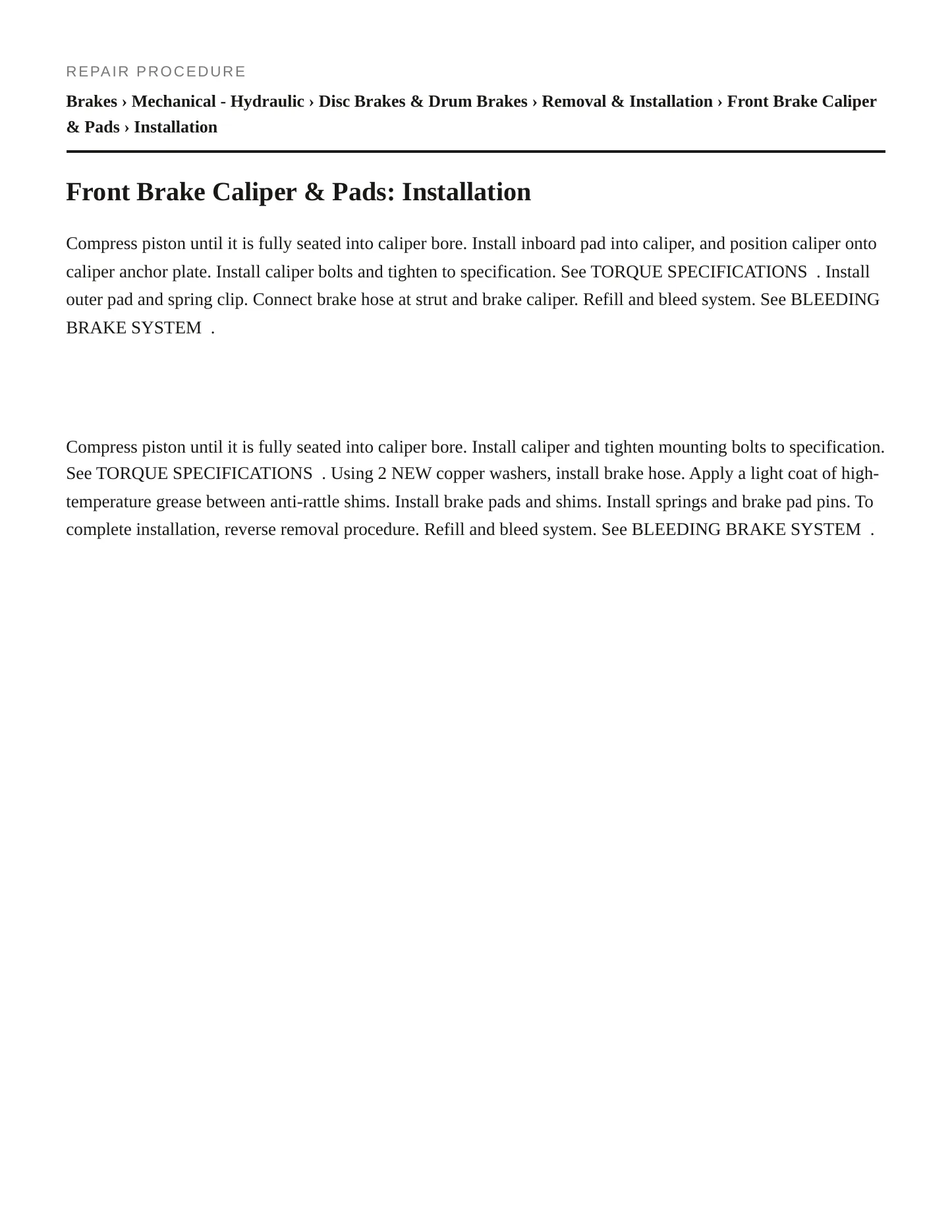 2000 Ford Contour service manual page 5