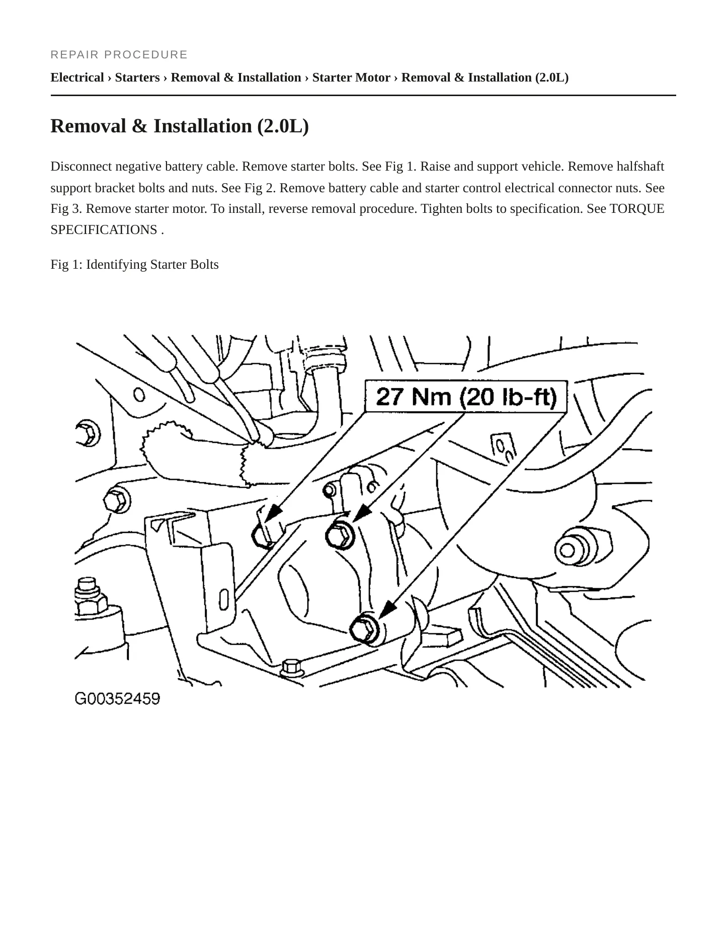 2002 Ford Escape Service and Repair Manual preview page 5