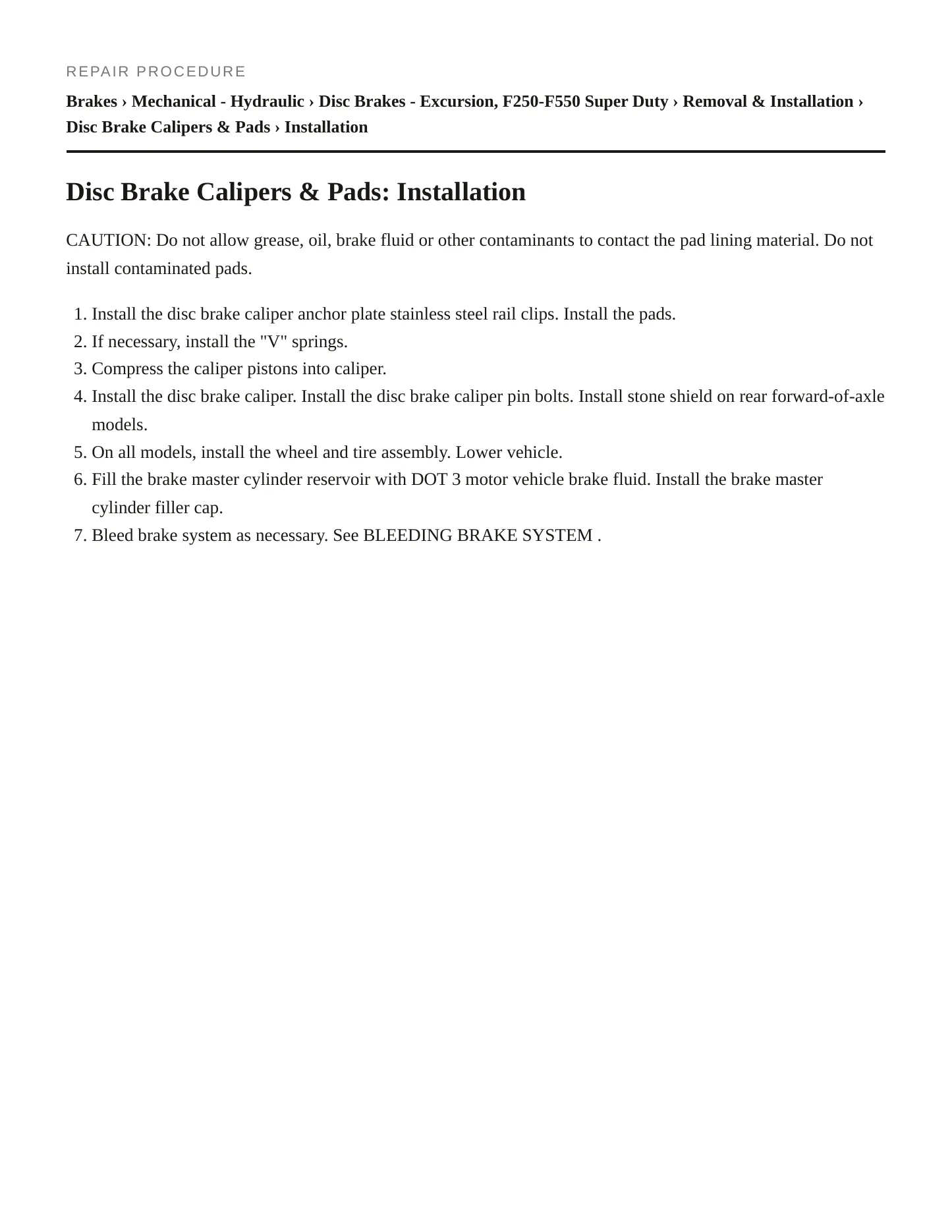 2002 Ford F-250 service manual page 6