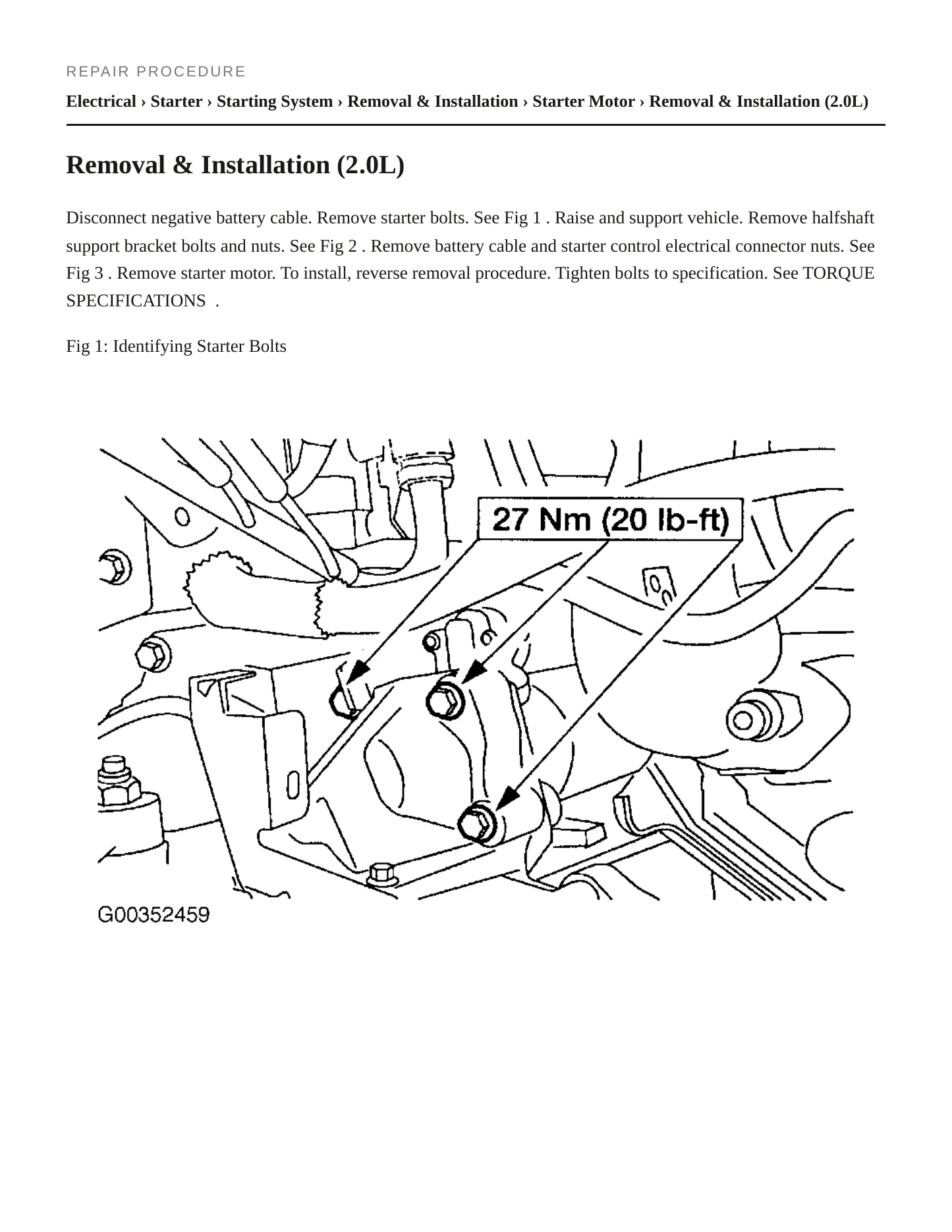 2003 Ford Escape Service and Repair Manual preview page 5