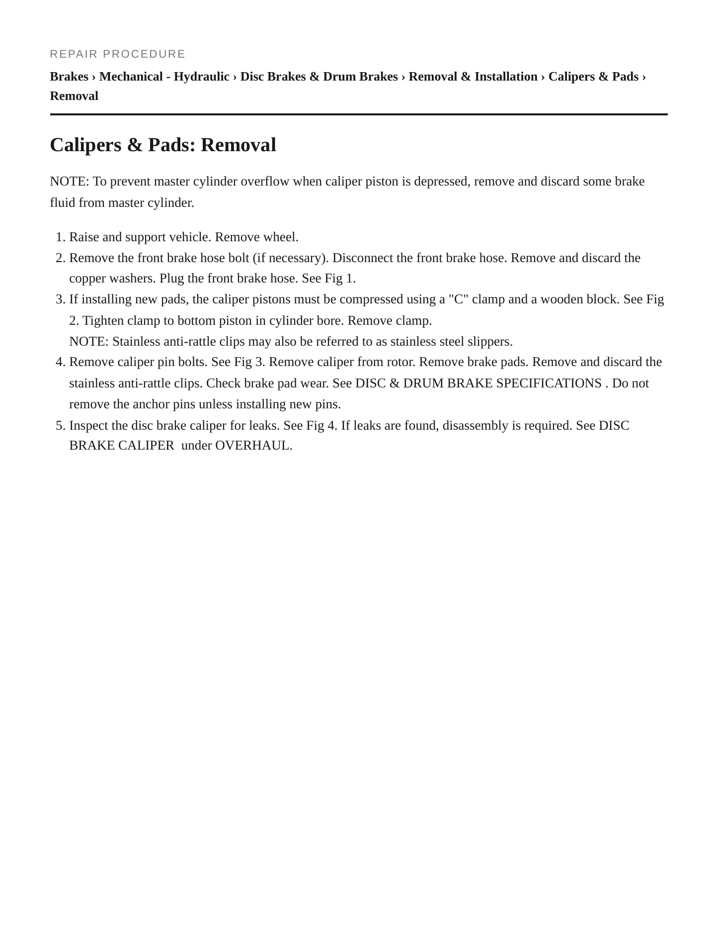 2003 Ford Ranger Service and Repair Manual preview page 5